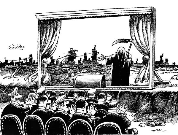 Dessin du caricaturiste syrien Ali Ferzat